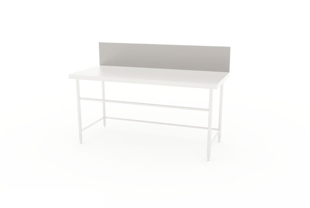 Worktable with Backsplash
