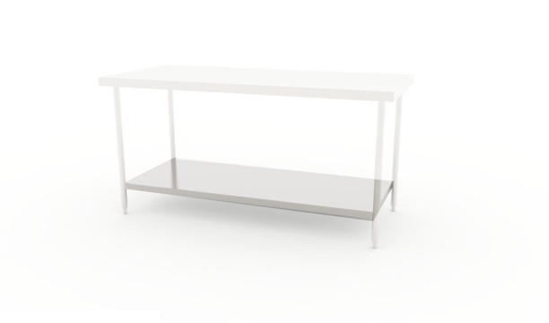 Worktable with Solid Base