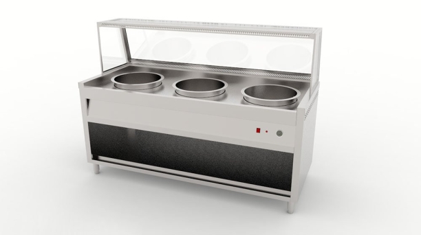 Three Pot Display Counter